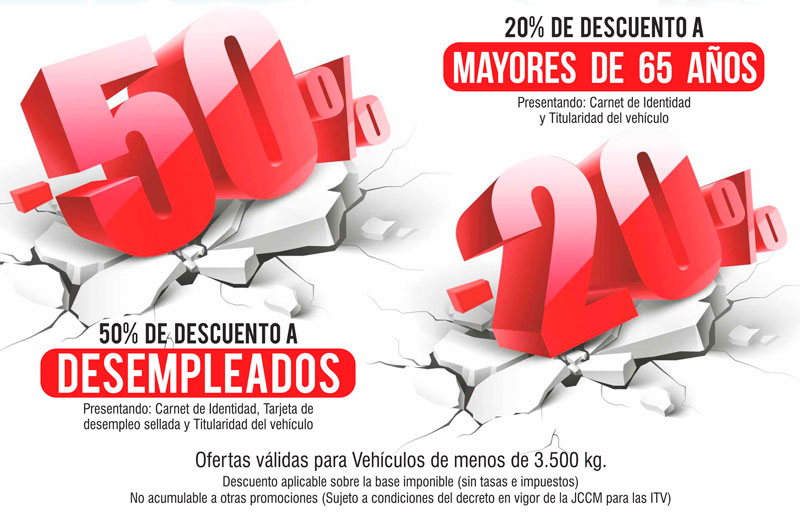 Promociones y descuentos en ITV Torrehierro - La Floresta, Talavera de la Reina